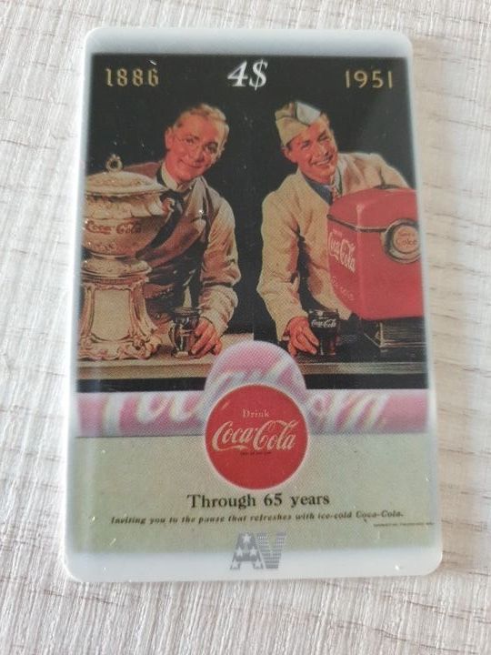 Tarjetas telefónicas de Coca Cola Coke