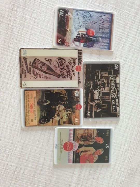 Tarjetas telefónicas de Coca Cola Coke