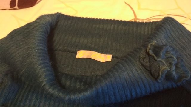 Jersey mujer azul verdoso, Green Coast. NUEVO.