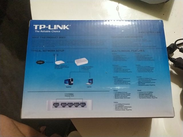 Switch Tp-link TL-SF1005D 5 puertos 100 mb