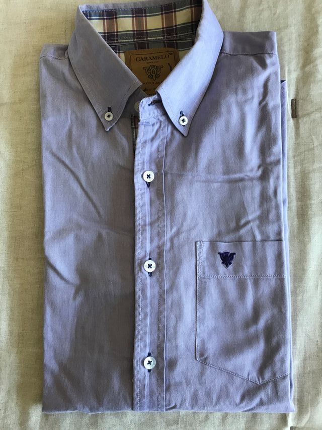 Camisa masculina de Caramelo