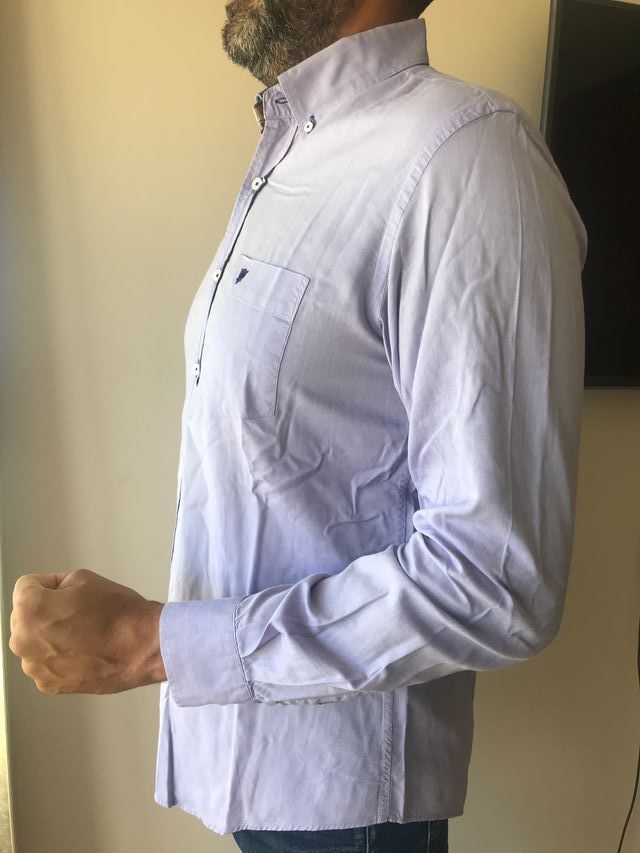 Camisa masculina de Caramelo