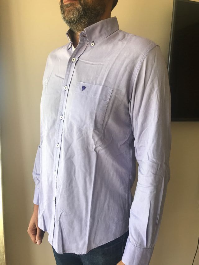 Camisa masculina de Caramelo