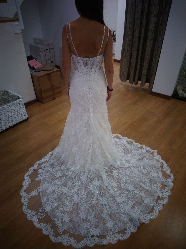 vestido de novia 2019 corte sirena