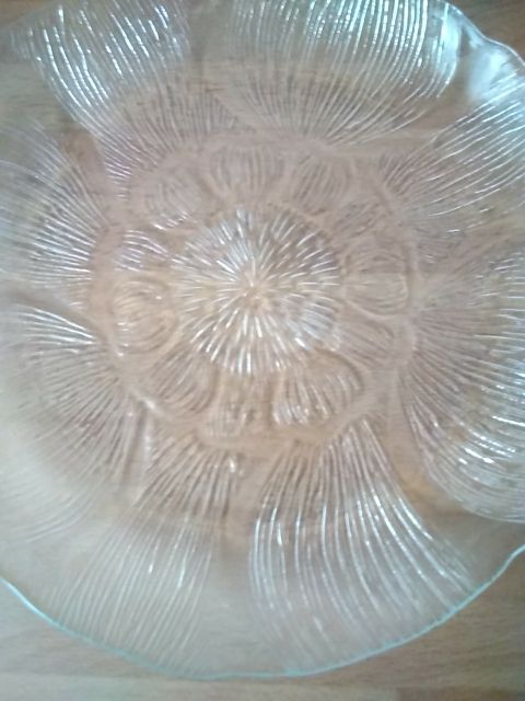 Fuentes redonda en forma de flor