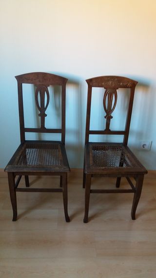 Segunda Wallapop En De Antiguas Mano Madrid Madera Sillas 13TFJKcl