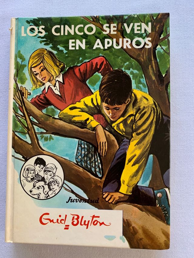 Libro Los cinco se ven en apuros. Enid Blyton.
