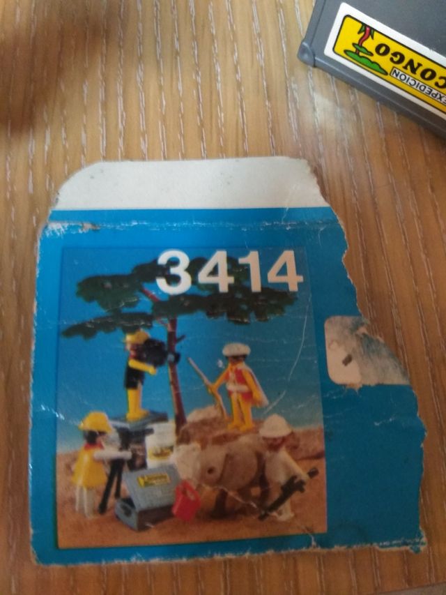 Safari film crew. Ref: 3414. Playmovil antiguo