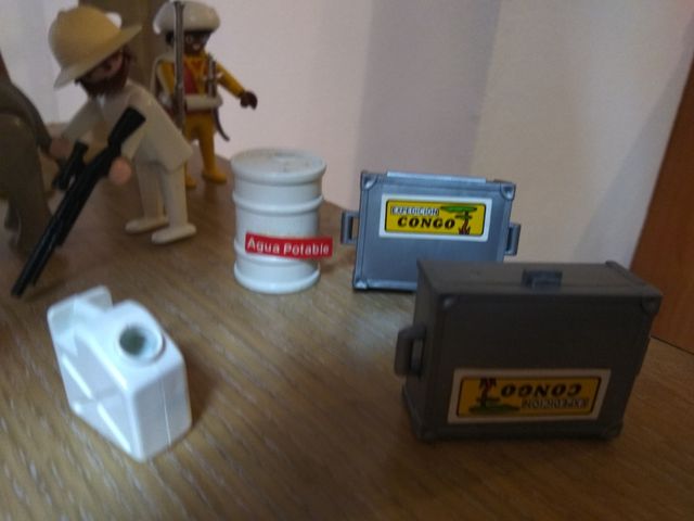 Safari film crew. Ref: 3414. Playmovil antiguo