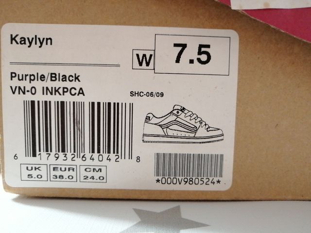 Zapatillas Vans nuevas a estrenar T38