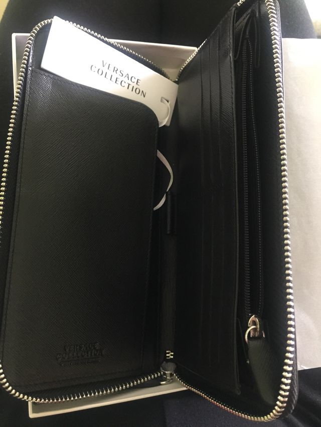 Cartera de piel de Versace