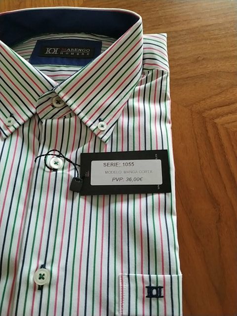 Camisa caballero manga corta