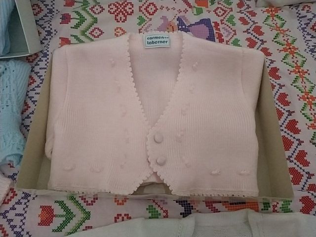 Preciosas chaquetas lanita bebé