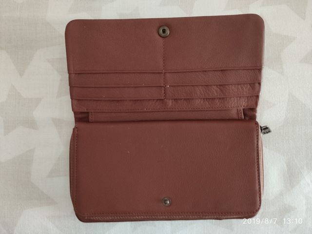 Monedero Billetero de piel