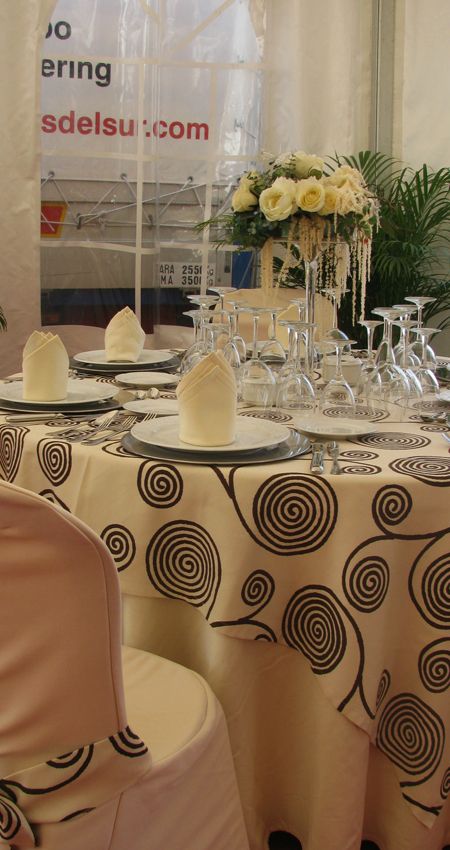 Lazo estampado para silla