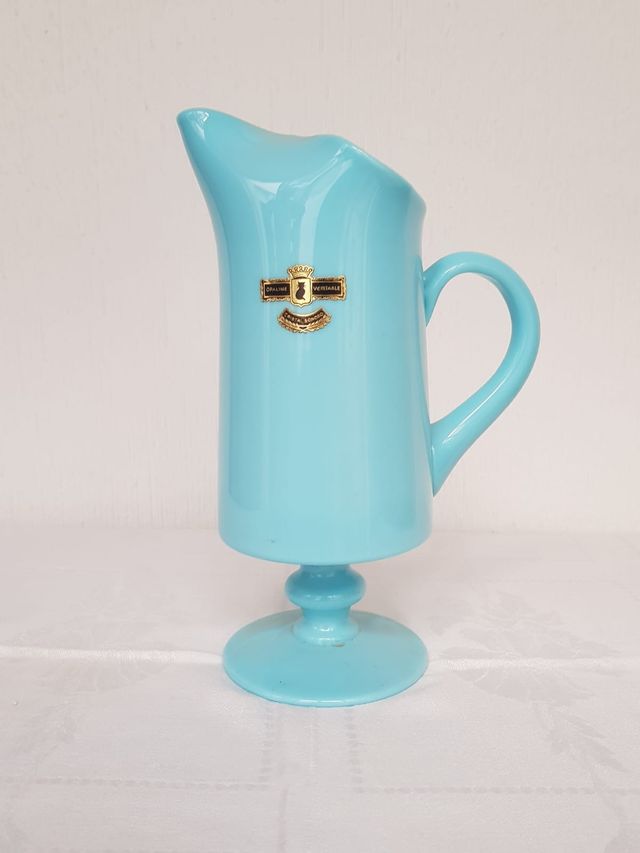 Jarra cristalería francesa Opaline veritable