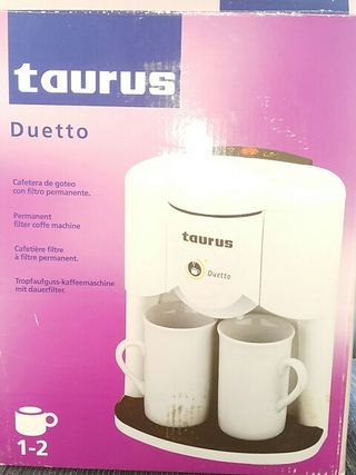 Cafetera Duetto TAURUS sin estrenar de segunda mano por 20 EUR en  Moralzarzal en WALLAPOP