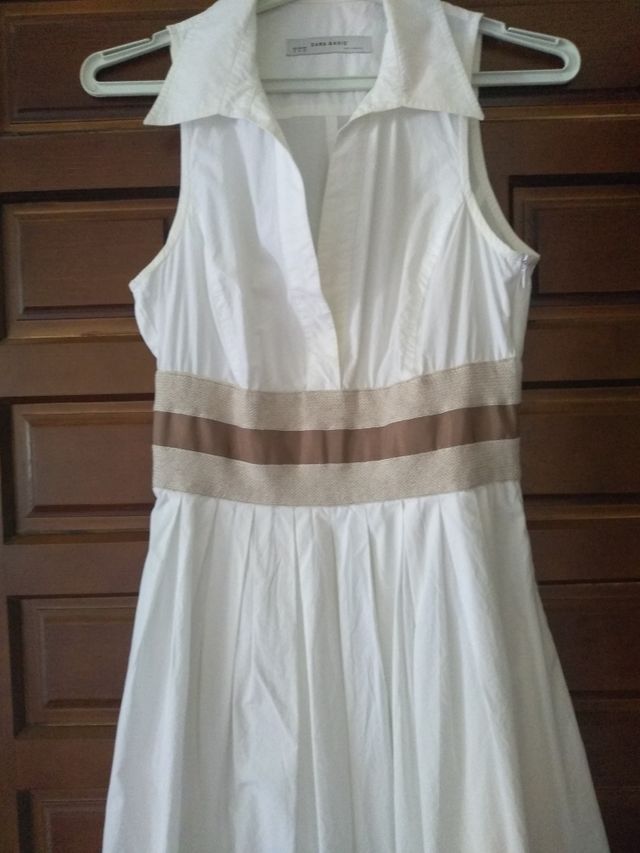 Vestido blanco algodón Talla S