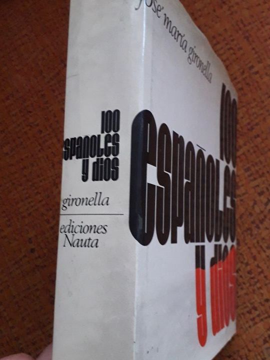libro 100 españoles y dios. años 60