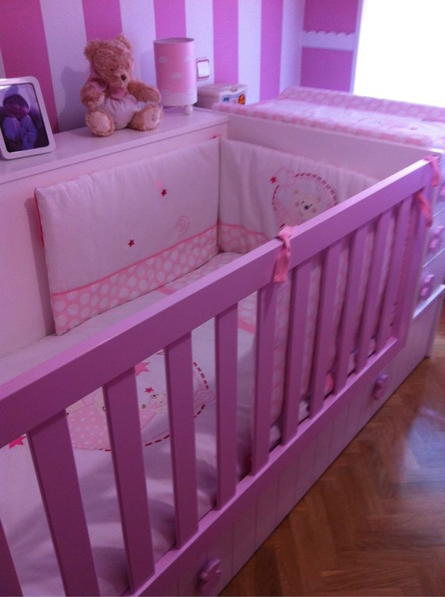 Colcha de convertible más cambiador