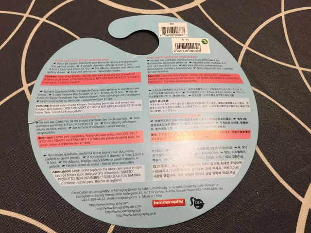 Lomography Fisheye Circle Cutter