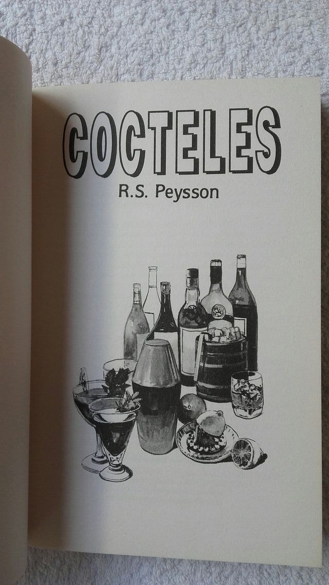 Cócteles. R. S. Peysson