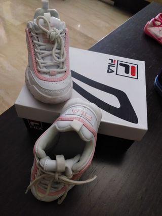 zapatillas fila niña