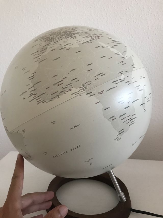 Lámpara bola del mundo OPORTUNIDAD!