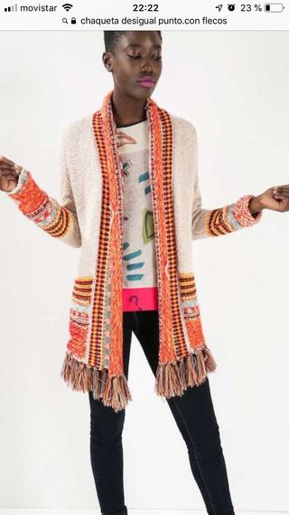 Chaqueta punto desigual Clearance