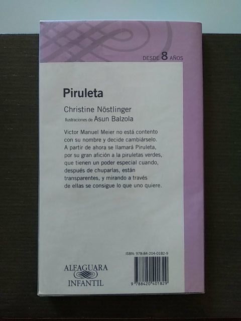 Libro Piruleta