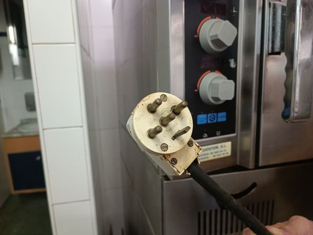 Horno industrial con bandejas Gastronor