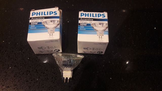 Halógenos philips 50w 