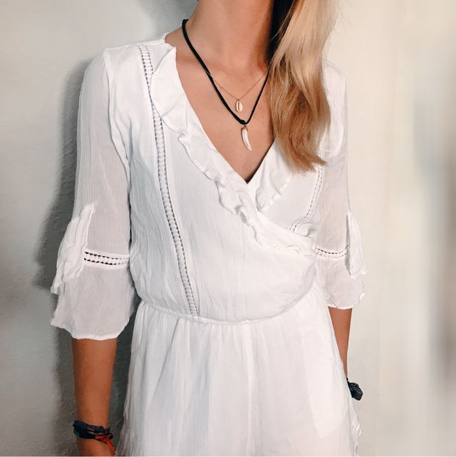 Tuta ABERCROMBIE T.S bianca