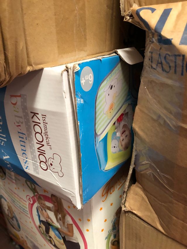 Andador, cochecito paseo y parque de bolas