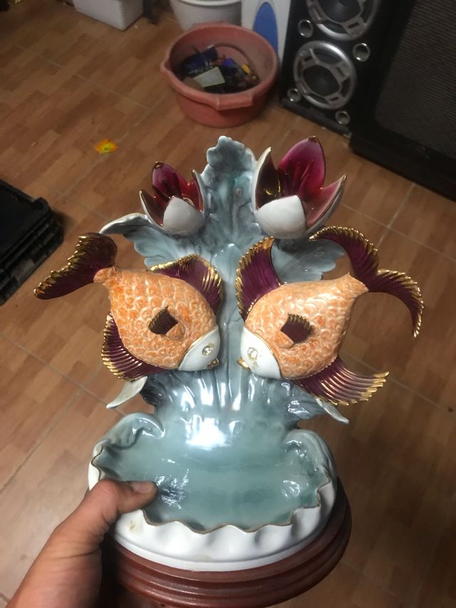 Figura decorativa porcelana