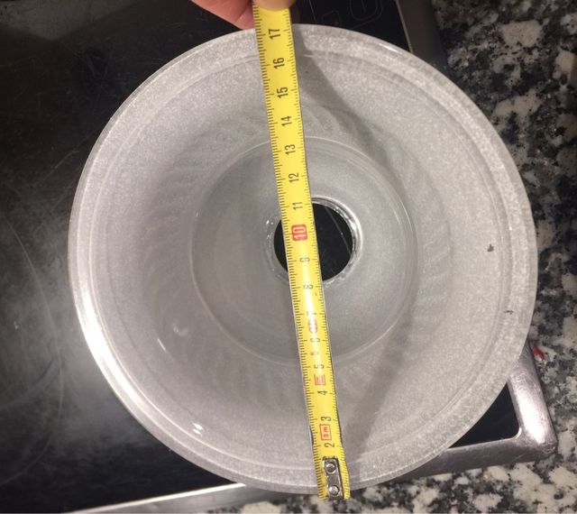 Tulipas de cristal para lámpara grande recambio