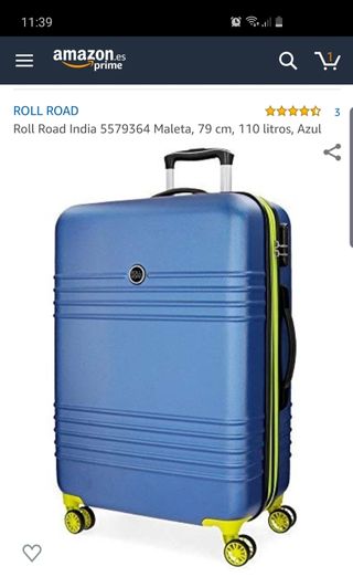 Maleta nueva 110 litros ROOL ROAD de segunda mano por 50 EUR en Puertollano  en WALLAPOP