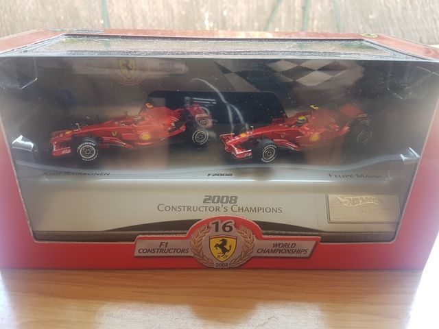HOT WHEELS FERRARI F1 2008 CONSTRUCTOR'S CHAMPIONS