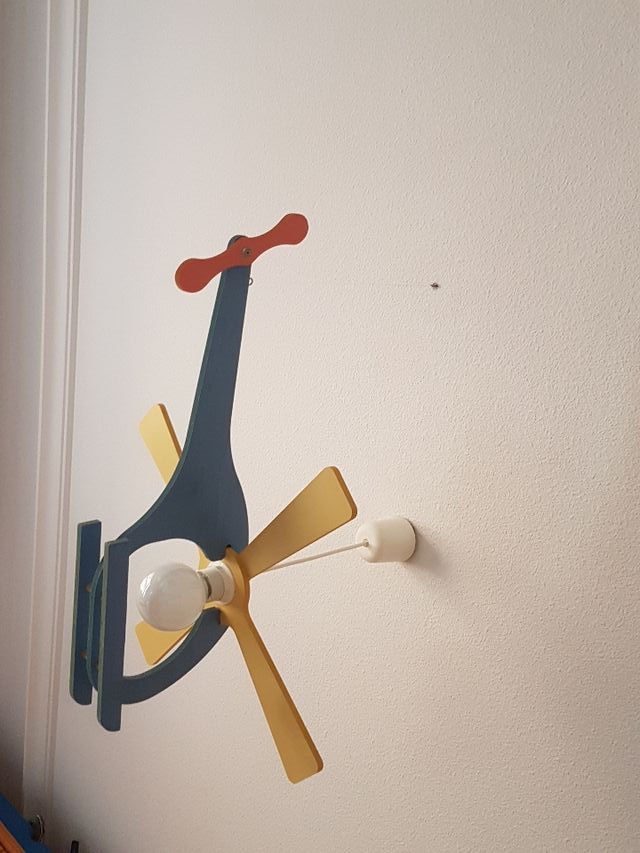 LÁMPARA  juvenil , helicóptero