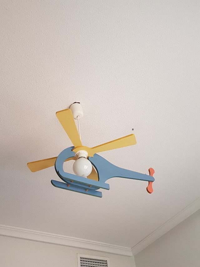 LÁMPARA  juvenil , helicóptero