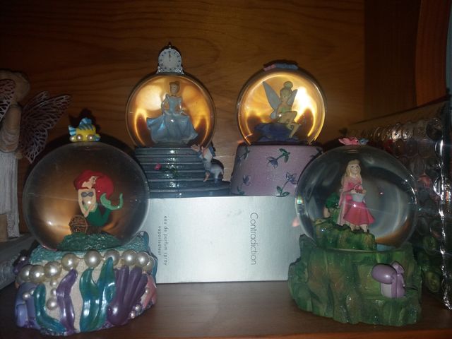 Lote 4 bolas princesas Disney