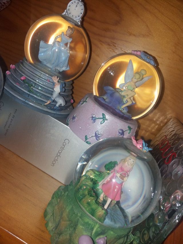 Lote 4 bolas princesas Disney