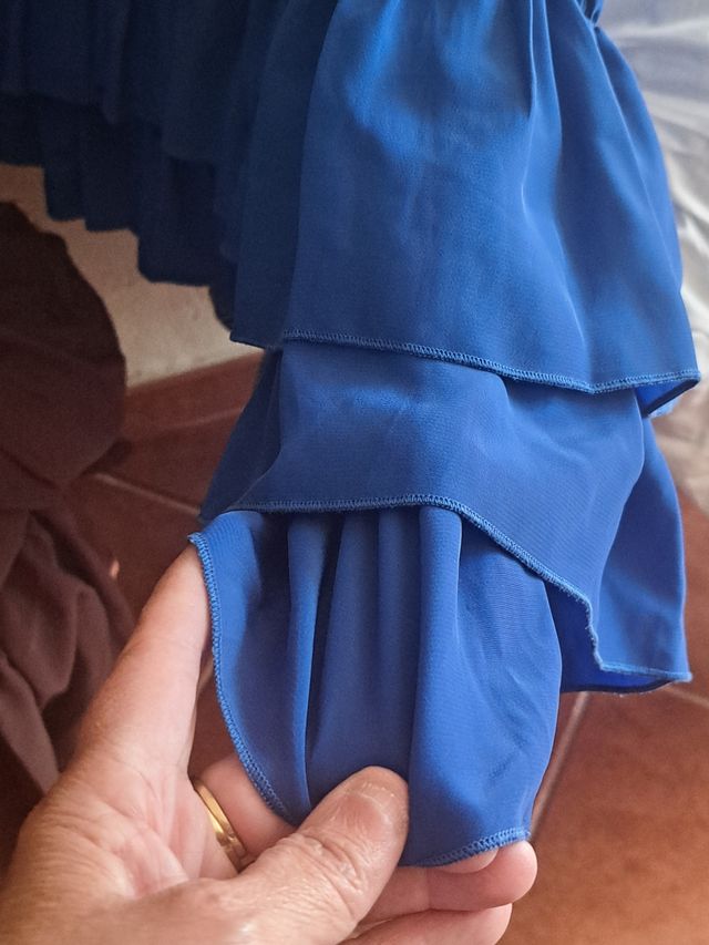 Traje de flamenca artesanal hecho a mano