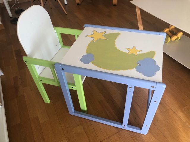 Trona convertible mesa y silla MICUNA