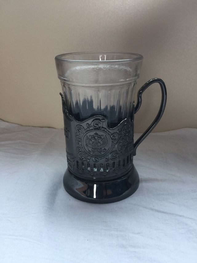 Bicchiere per bere tè (originale dalla Russia)