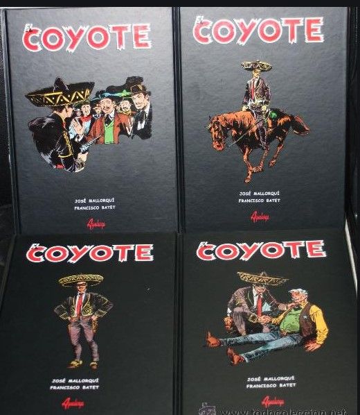 El Coyote-Comics, de Mallorquí y Batet. 4 Tomos