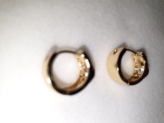 pendientes dorados de aro