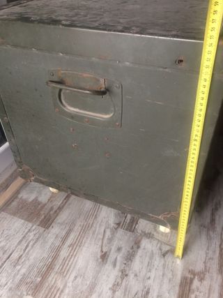 Baúl antiguo ejército americano. Años 50 de segunda mano por 130 € en