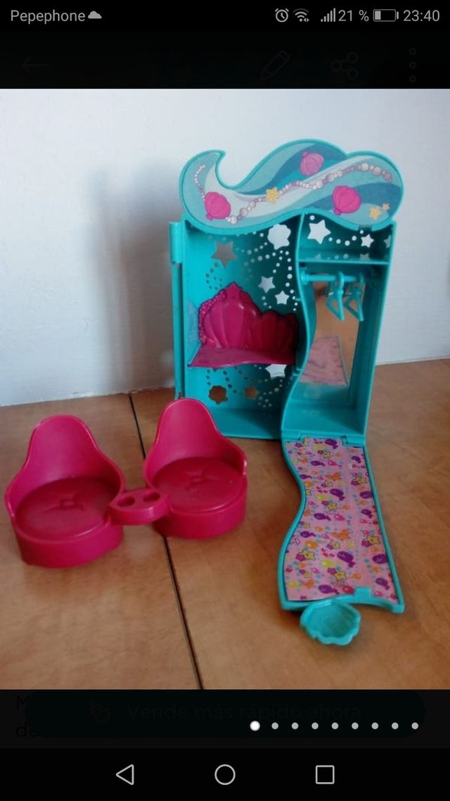 Polly Pocket, muñecas, autocaravana, complementos