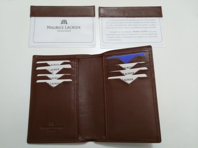 Carteira em pele Maurice Lacroix
